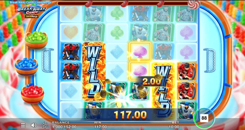Break Away Candy - Link&Merge ronde met verzamelde munten